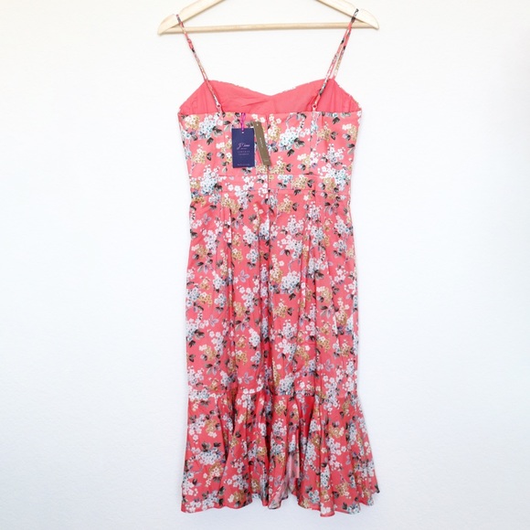 Jcrew Ruffle-hem midi dress in Liberty® floral 2 - Picture 3 of 4